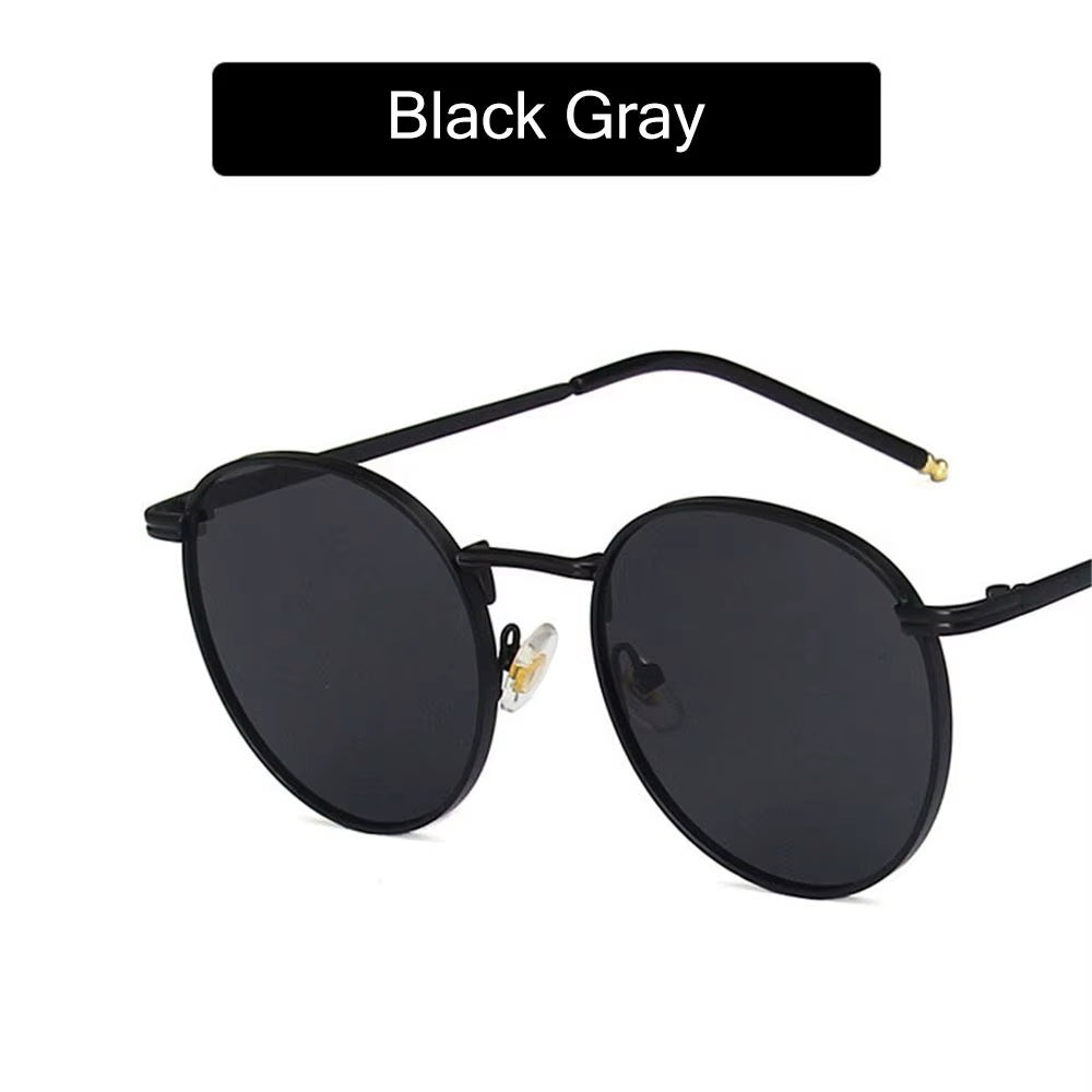 Fashion Glasses Fishing Metal Frame Shades round Sun Glasses Women'S Eyewear Women Men Sunglasses