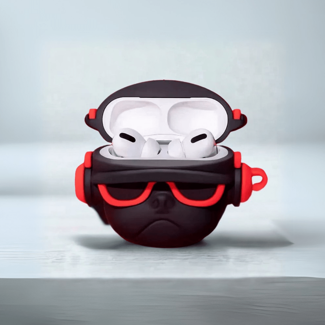 3D Bulldog AirPods Case - The Cute Corner