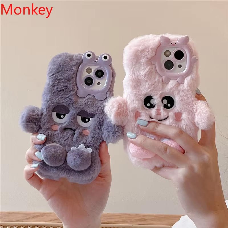 3D Cute Cartoon Funny Phone Case - The Cute Corner