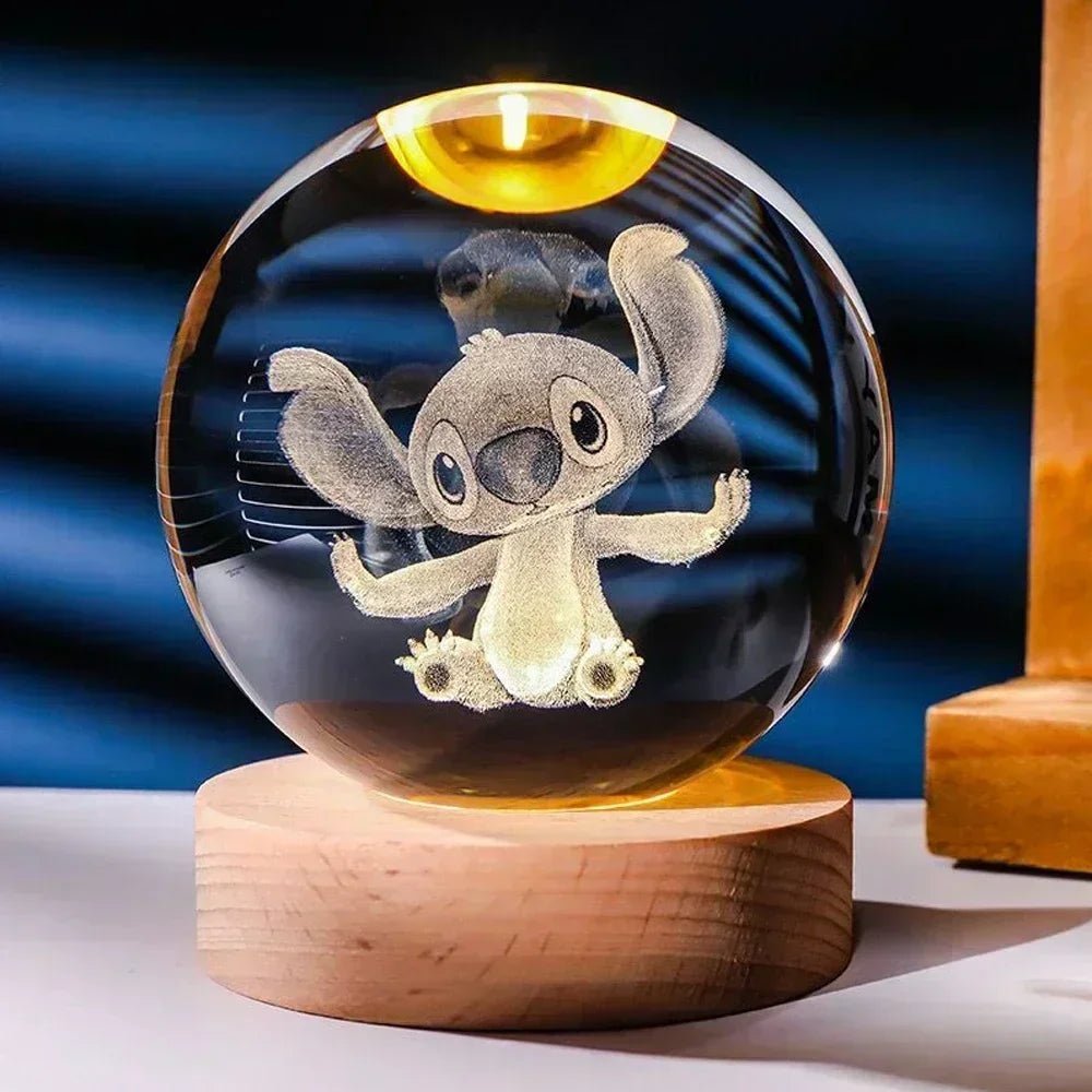 3D Stitch Crystal Ball - The Cute Corner