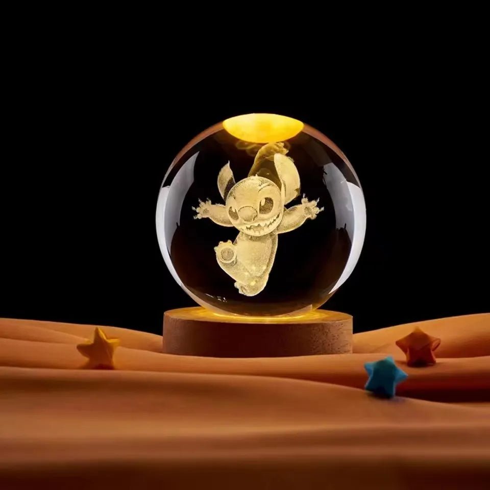 3D Stitch Crystal Ball - The Cute Corner