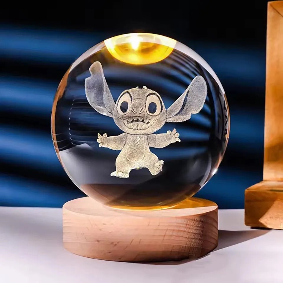3D Stitch Crystal Ball - The Cute Corner