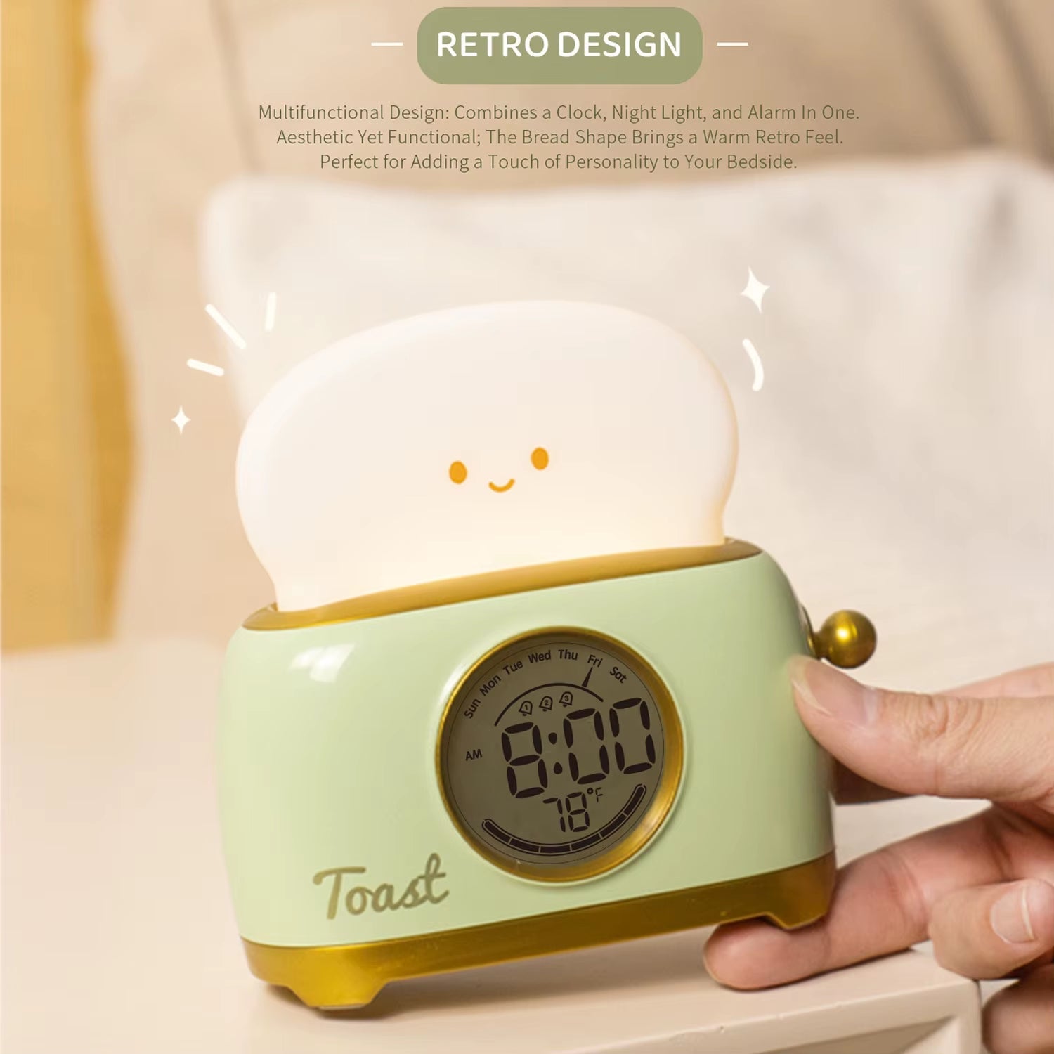 Alarm Clock Wake up Lamp - The Cute Corner