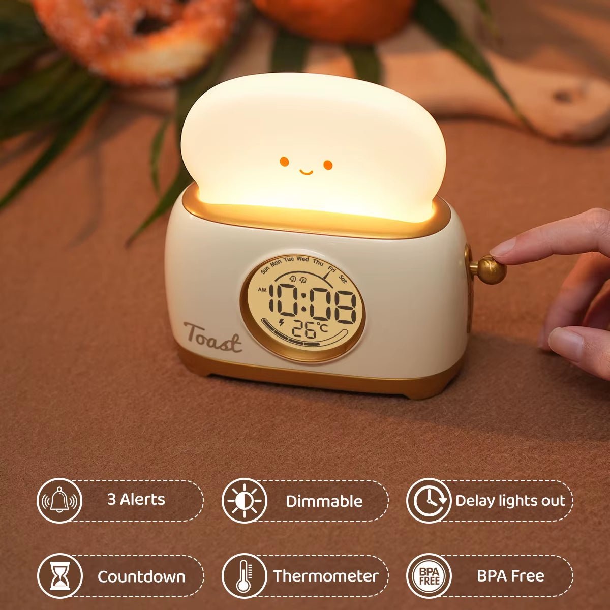 Alarm Clock Wake up Lamp - The Cute Corner