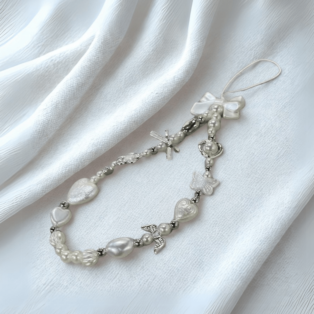 Beaded Phone Charm Lanyard - The Cute Corner