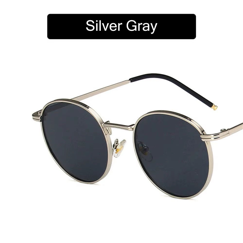 Fashion Glasses Fishing Metal Frame Shades round Sun Glasses Women'S Eyewear Women Men Sunglasses