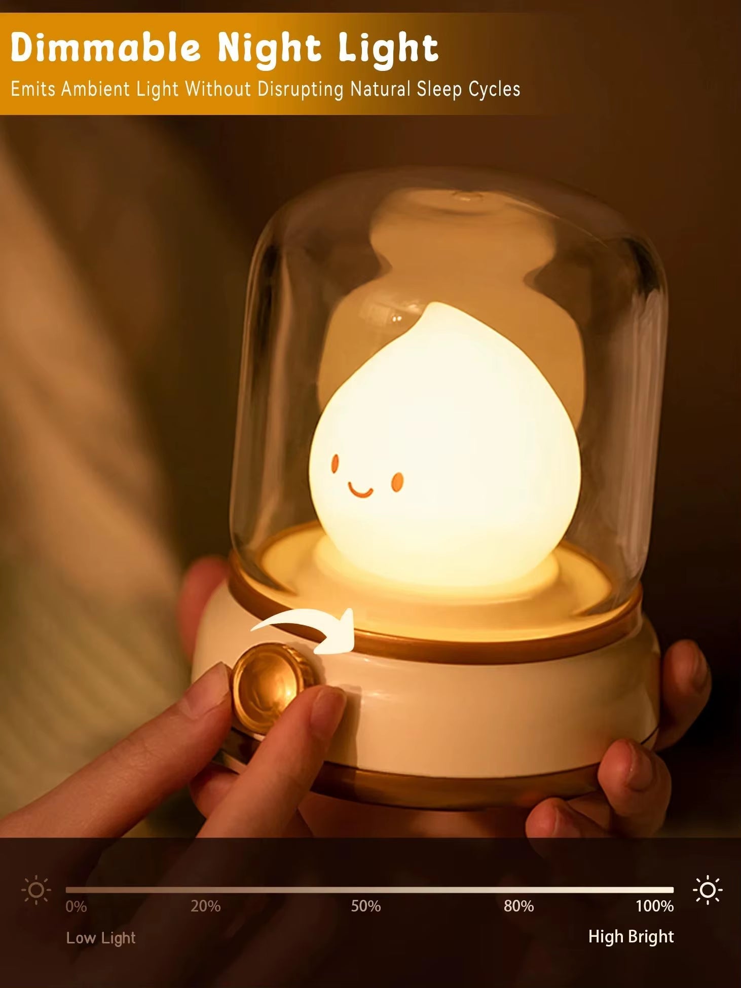 Chibi Flameless LED Night Light - The Cute Corner