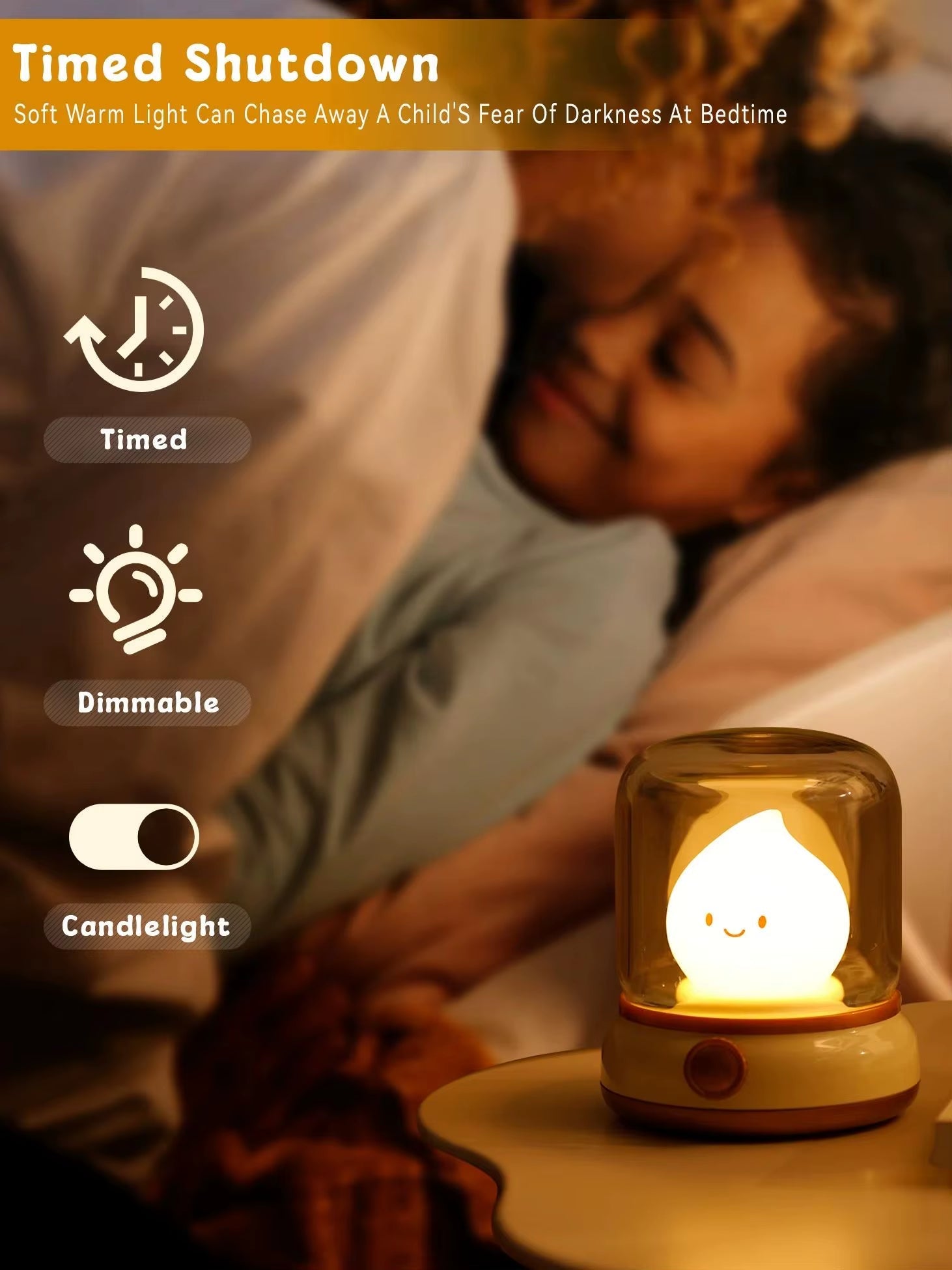 Chibi Flameless LED Night Light - The Cute Corner