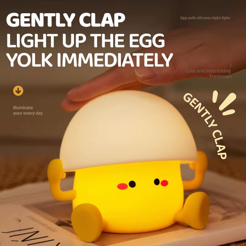 Cute Egg Yolk & Mushroom Night Light - The Cute Corner