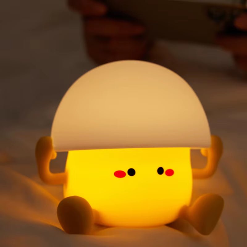 Cute Egg Yolk & Mushroom Night Light - The Cute Corner