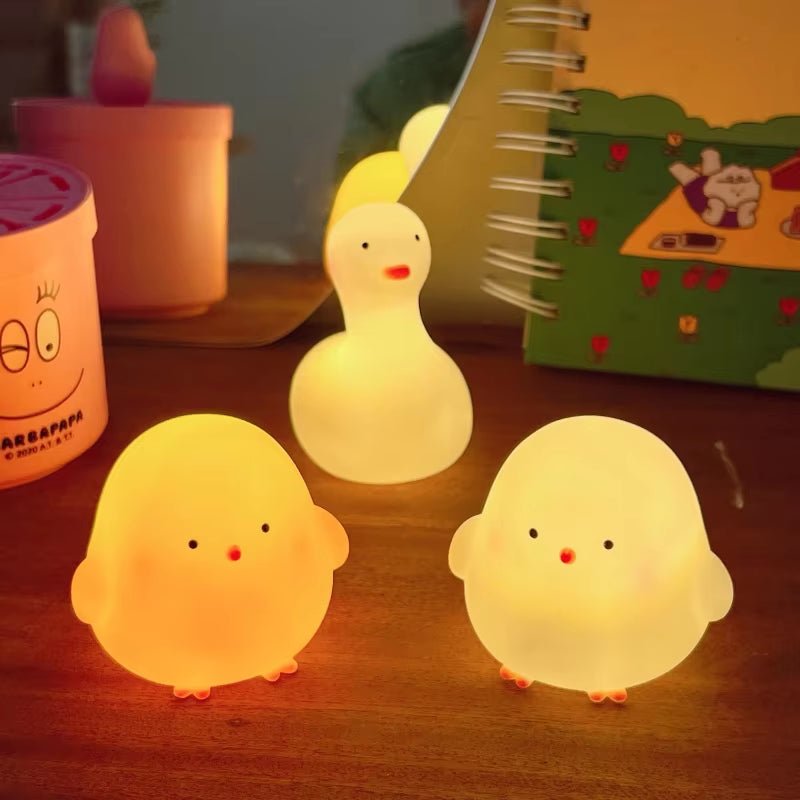 Cute Night Light Silicone Animal Duck - The Cute Corner