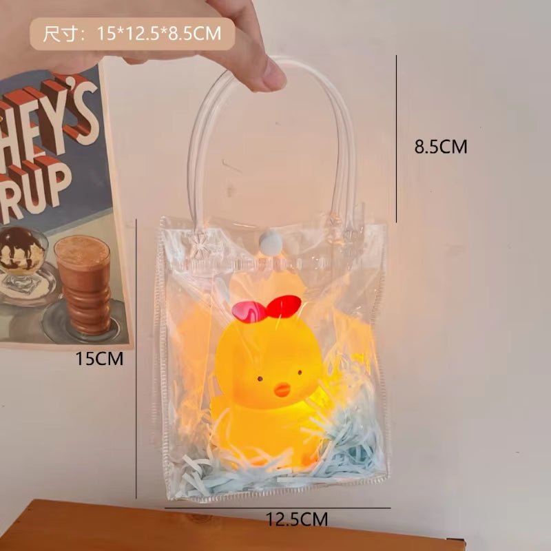 Cute Night Light Silicone Animal Duck - The Cute Corner