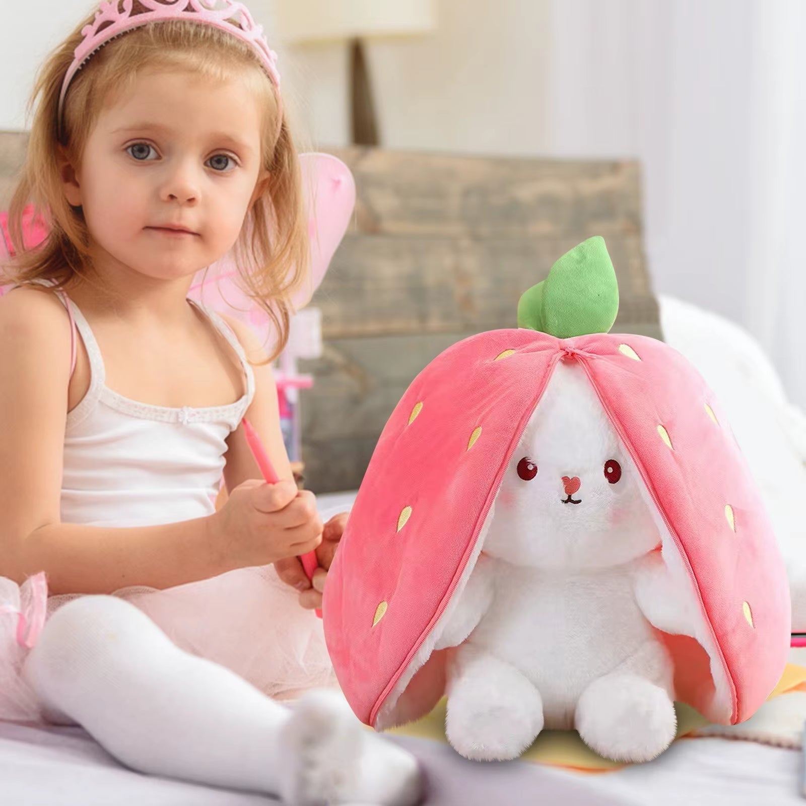 Easter Bunny Plush Reversible - The Cute Corner