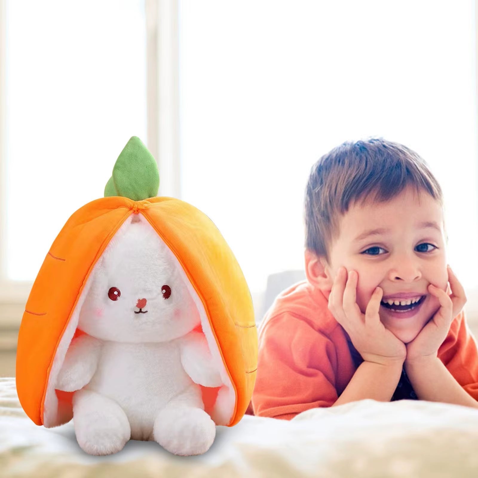 Easter Bunny Plush Reversible - The Cute Corner