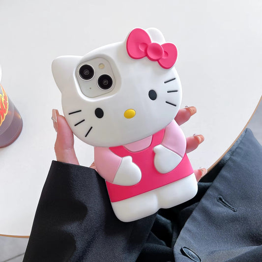 Hello Kitty 3D Silicone Case - The Cute Corner