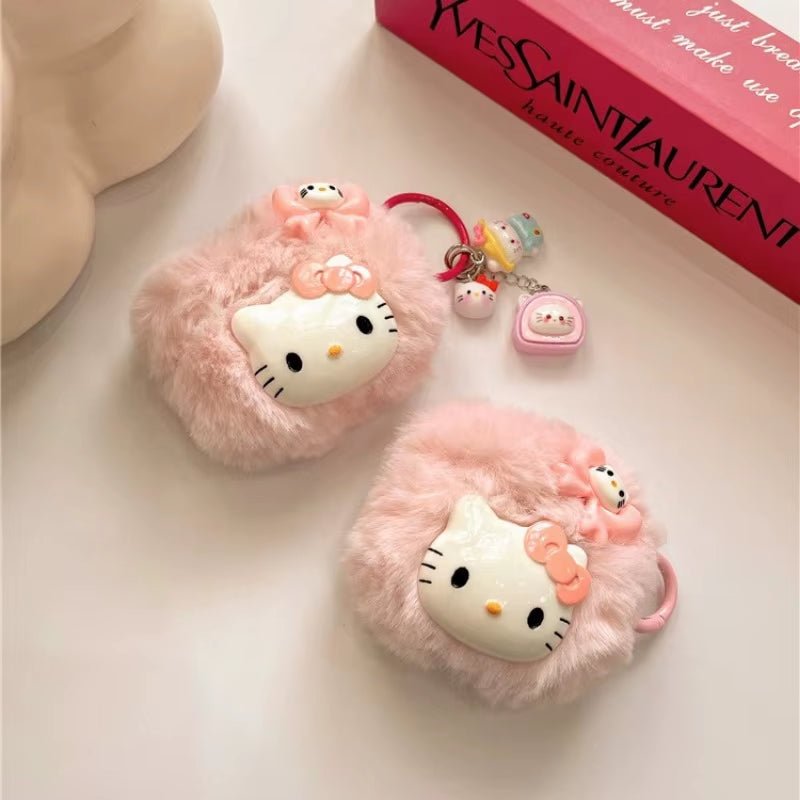Hello Kitty Pink Plush Airpods Case - The Cute Corner