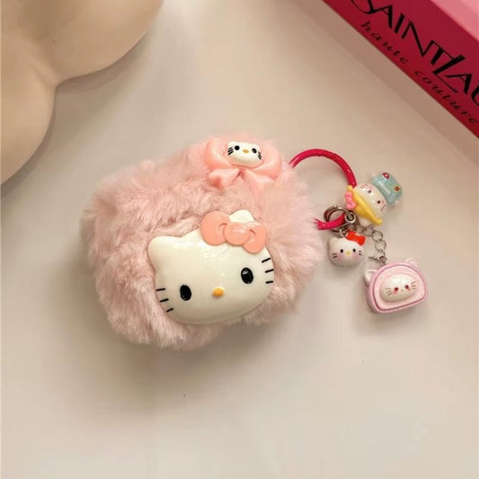 Hello Kitty Pink Plush Airpods Case - The Cute Corner