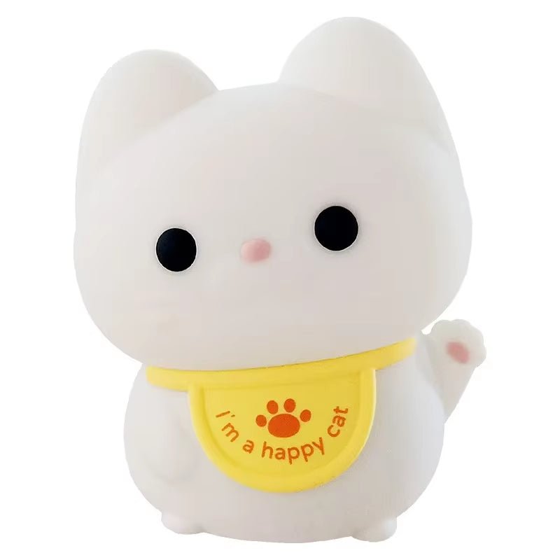 Lucky Cat Silicone Night Light - The Cute Corner