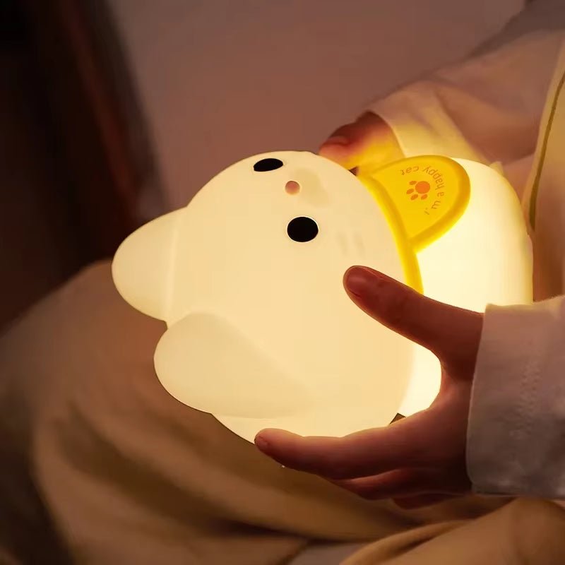 Lucky Cat Silicone Night Light - The Cute Corner