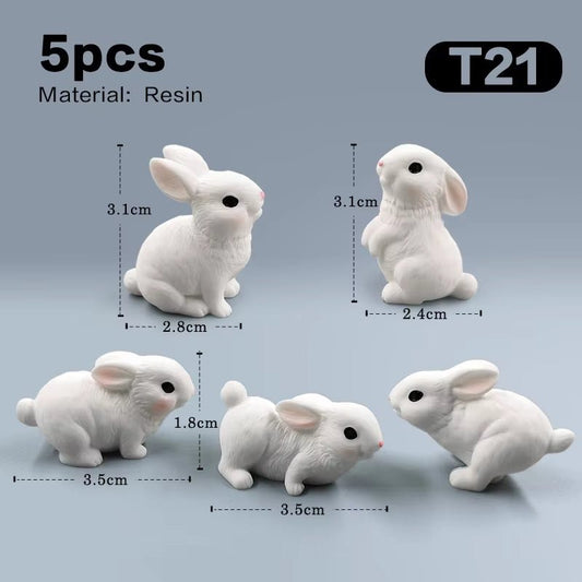 Mini Easter Bunny Figurines - The Cute Corner