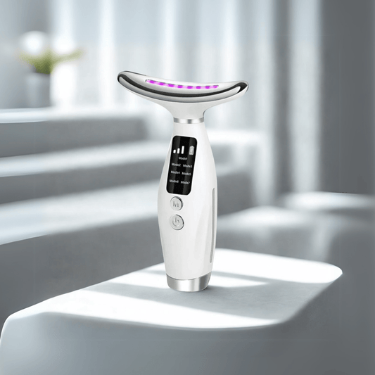 Multifunctional Facial & Neck Beauty Massager – Lifting & Vibration Therapy - The Cute Corner
