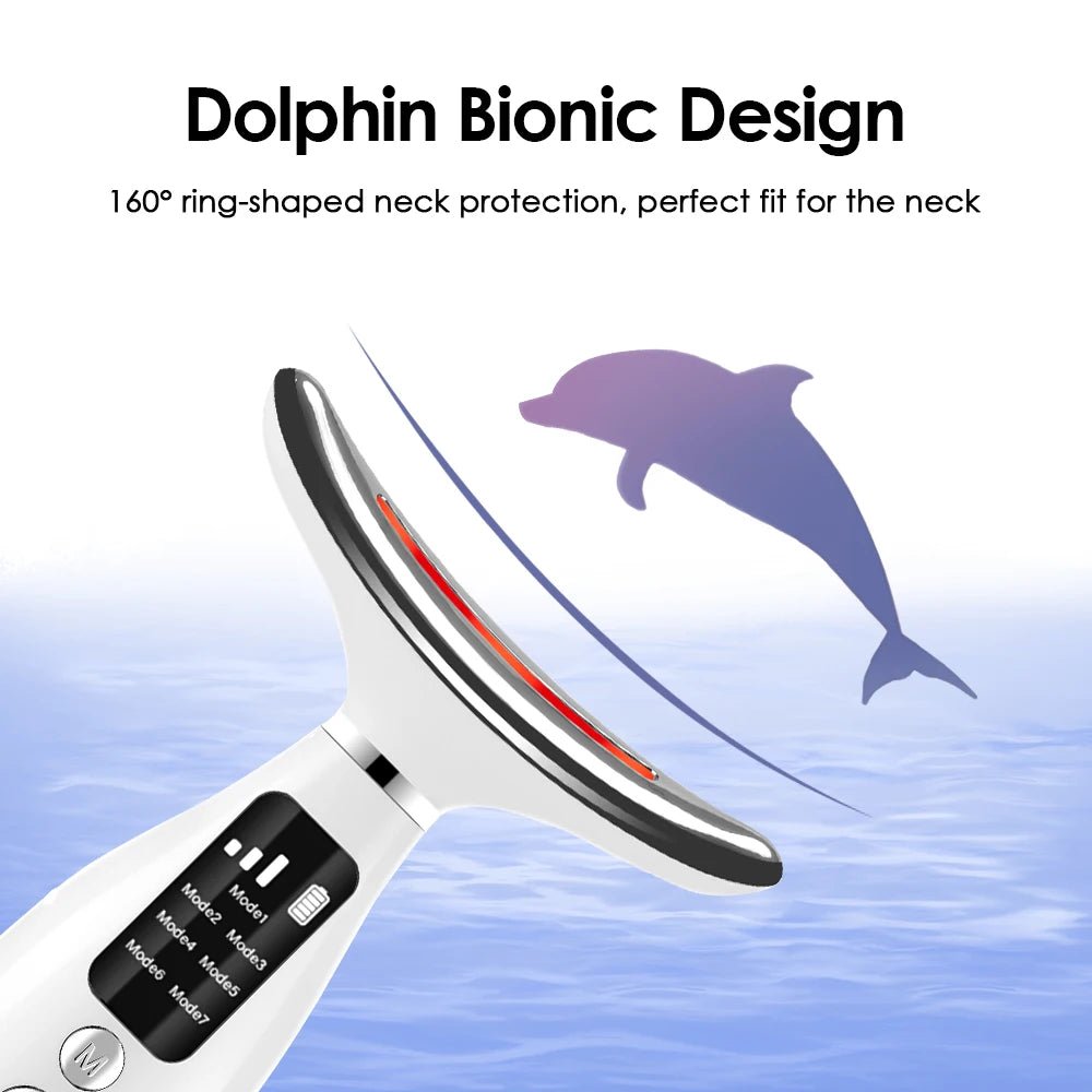 Multifunctional Facial & Neck Beauty Massager – Lifting & Vibration Therapy - The Cute Corner
